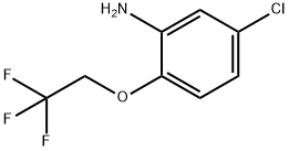 5-氯-2-(2,2,2-三氟乙氧基)苯胺, 186387-91-7, 结构式