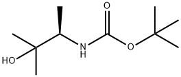 (R)-(3-羟基-3-甲基丁-2-基)氨基甲酸叔丁酯, 186466-64-8, 结构式