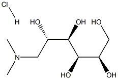 N,N-Dimethyl-D-glucamine Hydrochloride, 186541-49-1, 结构式