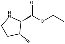 (2S,3R)-CIS-3-METHYL-L-PROLINE ETHYL ESTER, 186586-71-0, 结构式