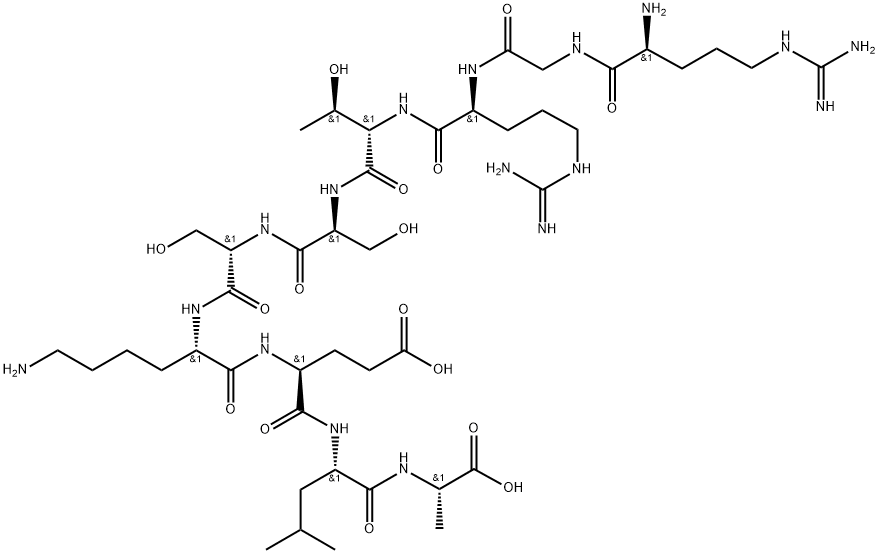 AMYLOID PRECURSOR F<i></i>RAMESHIFT MUTANT C-TERMINAL PEPTIDE, 189125-14-2, 结构式
