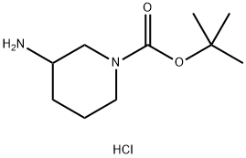 1-N-BOC-3-氨基哌啶檸檬酸鹽, 1000796-62-2, 結(jié)構(gòu)式