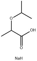 2-异丙氧基丙酸钠, 1006670-58-1, 结构式