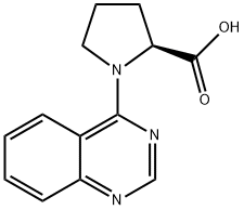 1-(喹唑啉-4-基)吡咯烷-2-羧酸, 1008675-45-3, 结构式