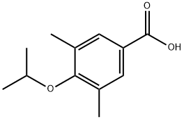 3,5-二甲基-4-异丙氧基苯甲酸, 1014691-12-3, 结构式