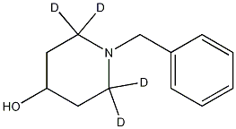 1-芐基-4-哌啶醇-2,2,6,6-D<SUB>4</SUB>, 1014695-50-1, 結(jié)構(gòu)式