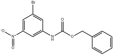Benzyl (3-bromo-5-nitrophenyl)carbamate, 1020252-75-8, 结构式