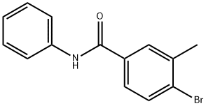 N-PHENYL 4-BROMO-3-METHYLBENZAMIDE, 1020252-81-6, 结构式