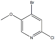 4-BROMO-2-CHLORO-5-METHOXYPYRIDINE, 1020253-15-9, 结构式