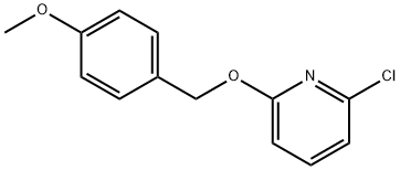 2-CHLORO-6-(4-METHOXYBENZYLOXY)PYRIDINE, 1020253-23-9, 结构式