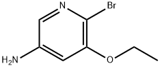 3-氨基-6-溴-5-乙氧基-吡啶, 1020253-84-2, 结构式