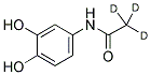 N-(3,4-二羟基苯基)乙酰胺-2,2,2-D<SUB>3</SUB>, 1020719-47-4, 结构式