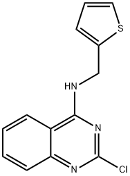 2-氯-N-(噻吩-2-基甲基)喹唑啉-4-胺, 1026287-65-9, 结构式