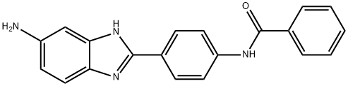 N-[4-(5-氨基苯并咪唑-2-基)苯基]苯甲酰胺, 1027155-76-5, 结构式
