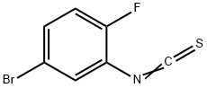 2-氟-5-溴苯基异硫氰酸酯, 1027513-65-0, 结构式