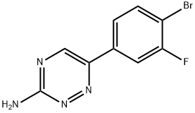 6-(4-溴-3-氟苯基)-1,2,4-三嗪-3-氨基, 1029714-84-8, 结构式