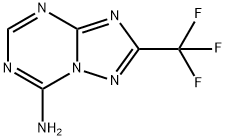 2-(三氟甲基)-[1,2,4]三唑并[1,5-A][1,3,5]三嗪-7-胺, 1030420-77-9, 结构式