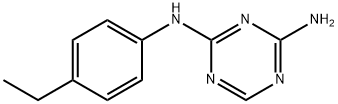 N-(4-乙基苯基)-1,3,5-三嗪-2,4-二胺, 1030422-98-0, 结构式