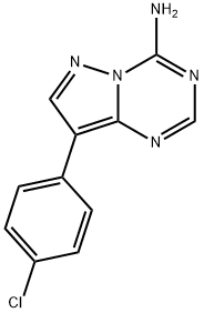8-(4-氯苯基)吡唑并[1,5-A][1,3,5]三嗪-4-胺, 1030457-06-7, 结构式