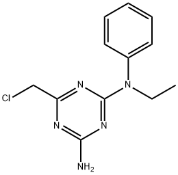 6-(氯甲基)-N-乙基-N-苯基-1,3,5-三嗪-2,4-二胺, 1030477-00-9, 结构式