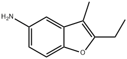2-乙基-3-甲基-1-苯并呋喃-5-胺, 1033693-15-0, 结构式