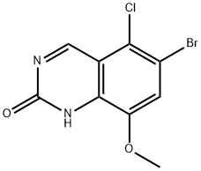 8-甲氧基-5-氯-8-甲氧基-喹唑啉-2(1H)-酮, 1036755-86-8, 结构式