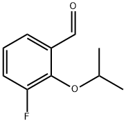 2-(异丙氧基)-3-氟苯甲醛, 1037092-98-0, 结构式