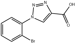 1-(2-溴苯基)-1H-1,2,3-三唑-4-羧酸, 1039325-60-4, 结构式