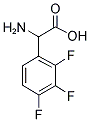 2-氨基-2-(2,3,4-三氟苯基)乙酸, 1039627-62-7, 结构式