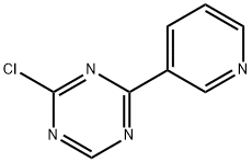 2-氯-4-(吡啶-3-基)-1,3,5-三嗪, 1053656-03-3, 结构式