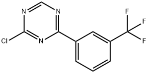 2-氯-4-(3-(三氟甲基)苯基)-1,3,5-三嗪, 1053658-32-4, 结构式