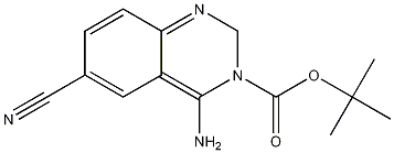 4-氨基-6-氰基--3(2H)-喹唑啉甲酸-1,1-二甲基乙酯, 1060795-16-5, 结构式