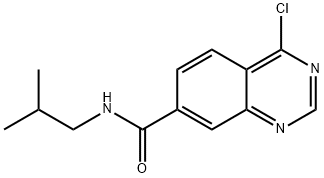 4-氯-N-异丁基喹唑啉-7-羧酰胺, 1092460-43-9, 结构式