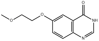 6-(2-甲氧基乙氧基)喹唑啉-4-醇, 1092460-48-4, 结构式