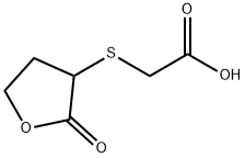 2-[(2-氧代四氢呋喃-3-基)硫烷基]乙酸, 1094479-23-8, 结构式