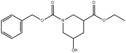 1-BOC-5-羟基-3-哌啶甲酸乙酯, 1095010-49-3, 结构式