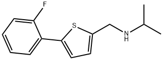 {[5-(2-氟苯基)噻吩-2-基]甲基}(丙-2-基)胺, 1095117-78-4, 结构式