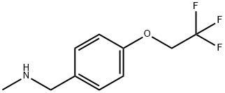 甲基({[4-(2,2,2-三氟乙氧基)苯基]甲基})胺, 1095157-60-0, 结构式