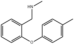 N-甲基-1-(2-(对甲苯氧基)苯基)甲胺, 1095179-72-8, 结构式