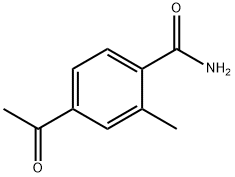 4-Acetyl-2-methylbenzoic acid amide, 1095275-06-1, 结构式