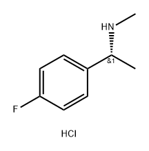 (R)-1-(4-氟苯基)-N-甲基乙胺盐酸盐, 1095514-42-3, 结构式