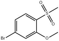 4-BroMo-1-Methanesulfonyl-2-Methoxybenzene, 1095544-87-8, 结构式
