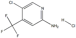 5-氯-4-(三氟甲基)吡啶-2-胺盐酸盐, 1095824-77-3, 结构式
