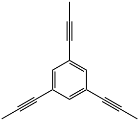 1,3,5-tri(prop-1-yn-1-yl)benzene, 1100393-59-6, 结构式