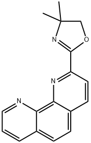 4,4-二甲基-2-(1,10-菲咯啉-2-基)-4,5-二氢恶唑, 1101906-42-6, 结构式