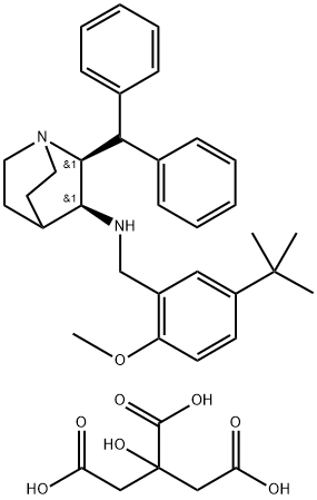 馬羅皮坦檸檬酸鹽, 359875-09-5, 結(jié)構(gòu)式