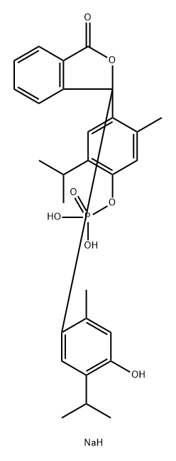 單磷酸麝香草酚酞二鈉鹽, 28749-63-5, 結(jié)構(gòu)式