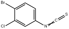 4-溴-3-氯苯异硫氰酸酯, 32118-33-5, 结构式