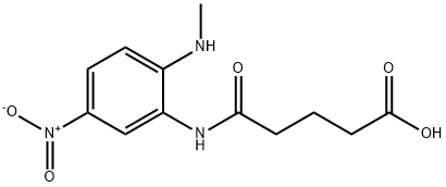 戊二酸-2-甲氨基-5-硝基單苯胺, 91644-13-2, 結(jié)構(gòu)式