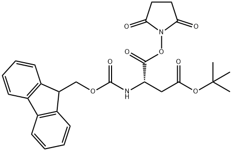 FMOC-ASP(OTBU)-OSU, 78553-23-8, 结构式